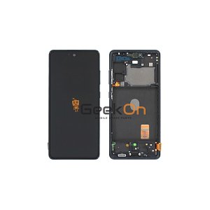 Γνήσια Οθόνη LCD και Μηχανισμός Αφής Με Πλαίσιο για Samsung Galaxy S20 FE 5G G781 GH82-24214A Cloud Navy (Service Pack)