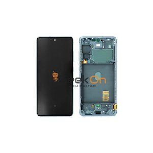 Γνήσια Οθόνη LCD και Μηχανισμός Αφής Με Πλαίσιο για Samsung Galaxy S20 FE 5G G781 GH82-24214D Cloud Mint (Service Pack)