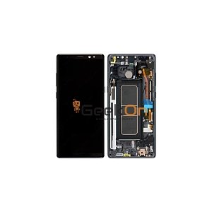Γνήσια Οθόνη LCD και Μηχανισμός Αφής με Πλαίσιο για Samsung Galaxy Note 8 N950F / GH97-21065A / GH97-21066A Midnight Black (Service Pack)