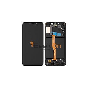 Γνήσια Οθόνη LCD και Μηχανισμός Αφής με Πλαίσιο για Samsung Galaxy A9 2018 A920F GH82-18308A / GH82-18322A Μαύρο (Service Pack)