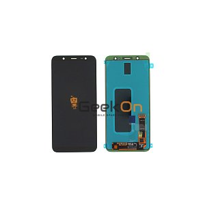 Γνήσια Οθόνη LCD Και Μηχανισμός Αφής για Samsung Galaxy J8 2018 J810F GH97-22145A Μαύρο (Service Pack)