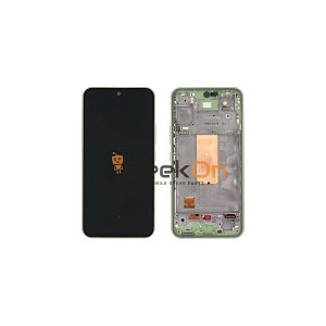 Γνήσια Οθόνη LCD Και Μηχανισμός Αφής Με Πλαίσιο για Samsung Galaxy A54 5G A546 GH82-31231C Lime (Service Pack)