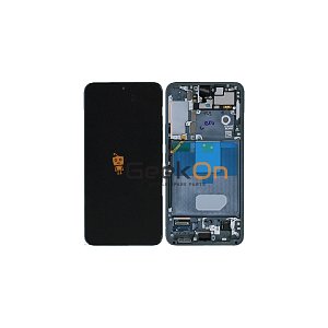 Γνήσια Οθόνη LCD Και Μηχανισμός Αφής Με Πλαίσιο για Samsung Galaxy S22 S901B GH82-27520C GH82-27521C Green (Service Pack)