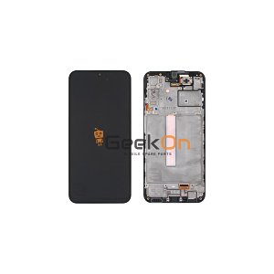 Γνήσια Οθόνη LCD Και Μηχανισμός Αφής για Samsung Galaxy A25 5G A256 GH82-33214A Μαύρο (Service Pack)