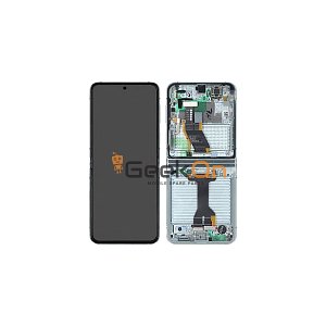 Γνήσια Εσωτερική Οθόνη LCD (inner) Και Μηχανισμός Αφής για Samsung Galaxy Z Flip 5 5G 2023 F731 GH82-31827B Cream (Service Pack)