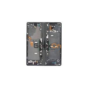 Γνήσια Εσωτερική Οθόνη LCD (inner) Και Μηχανισμός Αφής για Samsung Galaxy Z Fold 2 5G 2020 F916 GH82-23968A Μαύρο (Service Pack)