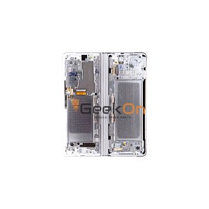 Γνήσια Εσωτερική Οθόνη LCD (inner) Και Μηχανισμός Αφής για Samsung Galaxy Z Fold 3 5G 2020 F926 GH82-26283C GH82-26284C Silver (Service Pack)
