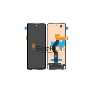 Γνήσια Εξωτερική Οθόνη LCD Και Μηχανισμός Αφής Με Πλαίσιο για Samsung Galaxy Z Fold4 F936 GH96-15279A Μαύρο (Service Pack)