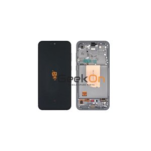 Γνήσια Οθόνη LCD Και Μηχανισμός Αφής (Χωρίς Πλαίσιο) για Samsung Galaxy S23 FE 5G S711 GH82-32856A Black (Service Pack)