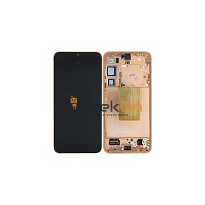 Γνήσια Οθόνη LCD Και Μηχανισμός Αφής Με Πλαίσιο για Samsung Galaxy S24 Plus 5G S926 GH82-33410G Orange (Service Pack)