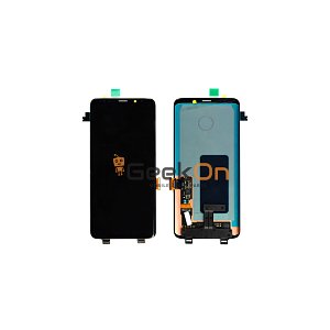 Γνήσια Οθόνη LCD Και Μηχανισμός Αφής (Χωρίς Πλαίσιο) για Samsung Galaxy S9 Plus G965 GH96-11255A Black (Service Pack)