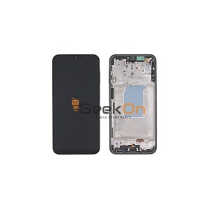 Γνήσια Οθόνη LCD και Μηχανισμός Αφής Με Πλαίσιο για Samsung Galaxy A26 5G A266 GH82-37049B White (Service Pack)