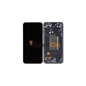 Γνήσια Οθόνη LCD και Μηχανισμός Αφής Με Πλαίσιο για Samsung Galaxy S24 FE 5G S721 GH82-35848A Black (Service Pack)