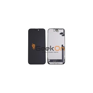 Γνήσια Οθόνη με Μηχανισμό Αφής / LCD with Touch Screen για iPhone 16 Pro Max Μαύρο (Service Pack)