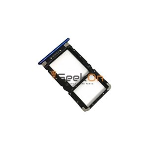 Υποδοχή κάρτας SIM και SD Tray για Xiaomi Mi 8 Lite Μπλε