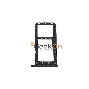 Υποδοχή κάρτας SIM και SD Tray για Xiaomi Mi Max 3 Μαύρο