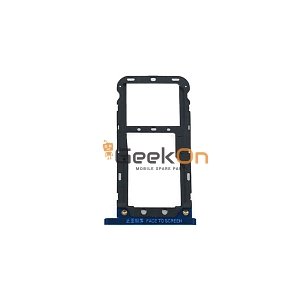 Υποδοχή κάρτας SIM και SD Tray για Xiaomi Mi Max 3 Μπλε