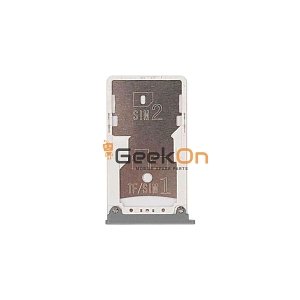 Υποδοχή κάρτας SIM και SD Tray για Xiaomi Mi Max Ασημί