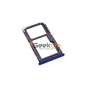 Υποδοχή κάρτας SIM και SD Tray για Xiaomi Redmi Note 7 Μπλε