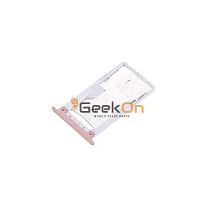 Υποδοχή κάρτας SIM και SD Tray για Xiaomi Redmi Note 4X Ροζ