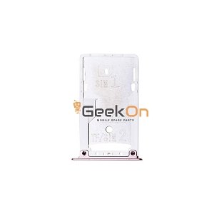 Υποδοχή κάρτας SIM και SD Tray για Xiaomi Redmi 4X Ροζ