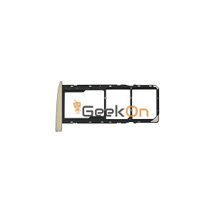 Υποδοχή κάρτας Dual SIM και Micro SD / Dual Sim Tray and SD Card για Motorola Moto G6 Plus Χρυσό