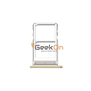 Υποδοχή κάρτας Dual SIM / Dual Sim Tray για Meizu MX5 Χρυσό