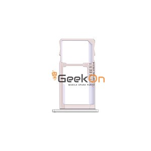 Υποδοχή κάρτας Dual SIM και Micro SD / Dual Sim Tray and SD Card για Meizu M5 Note Ασημένιο