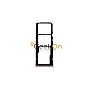 Υποδοχή κάρτας SIM και Micro SD / Sim Tray and SD Card για Xiaomi Redmi 9C Pink