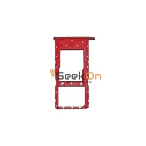 Υποδοχή κάρτας SIM και SD Tray για Huawei P Smart 2019  Coral Red