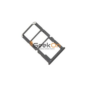 Υποδοχή κάρτας Dual Sim / Dual Sim Tray για Realme 8 Cyber Black