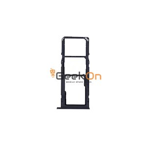 Υποδοχή κάρτας Dual Sim / Dual Sim Tray για Realme C21 Cross Black