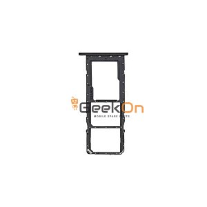 Υποδοχή κάρτας Dual Sim / Dual Sim Tray για Samsung Galaxy A03 (5G) SM-A035F SM-A036F Black
