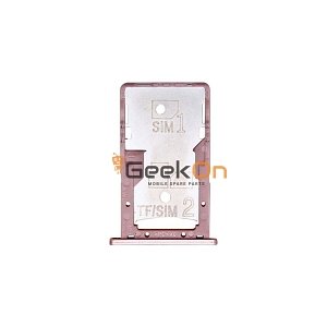 Υποδοχή κάρτας SIM και SD Tray για Xiaomi Redmi 4A Ροζ