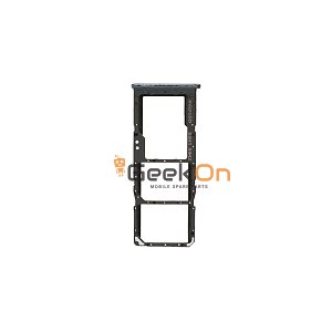 Υποδοχή κάρτας Dual Sim / Dual Sim Tray για Samsung Galaxy A70 SM-A705F Black