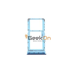 Υποδοχή κάρτας SIM και SD Tray για Xiaomi Mi A3 Μπλε