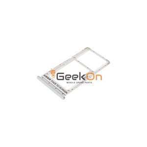Υποδοχή κάρτας Dual Sim / Dual Sim Tray για Xiaomi Redmi Note 10 5G Chrome Silver