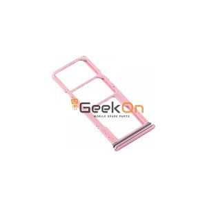 Υποδοχή κάρτας Dual SIM και SD Tray για Samsung Galaxy A9 2018 A920 Ροζ