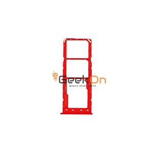 Υποδοχή κάρτας Dual Sim και SD Card / Dual Sim Tray and SD Card για Samsung Galaxy A10 A105 / M10 M105 Κόκκινο