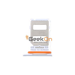 Υποδοχή κάρτας Dual Sim / Dual Sim Tray για Xiaomi 12T / 12T Pro 22071212AG 22081212G Silver