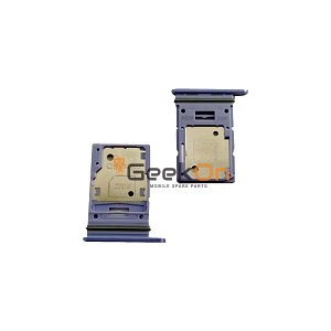 Υποδοχή κάρτας Dual Sim και SD Card / Dual Sim Tray and SD Card για Samsung Galaxy A54 5G A546 Dual Card Violet