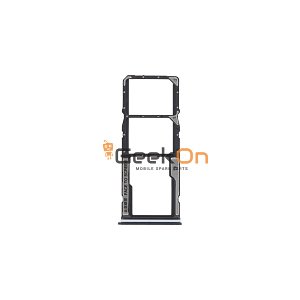 Υποδοχή κάρτας Dual Sim και SD Card / Dual Sim Tray and SD Card για Xiaomi Redmi Note 12 4G Black
