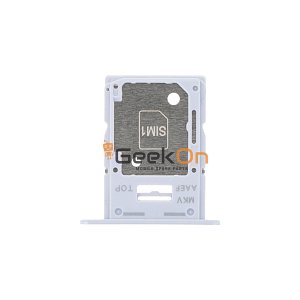 Υποδοχή κάρτας Dual Sim και SD Card / Dual Sim Tray and SD Card για Samsung Galaxy A15 5G A156 Silver