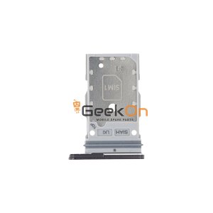 Υποδοχή κάρτας Dual Sim / Dual Sim Tray για Samsung Galaxy S23 Ultra Phantom Black