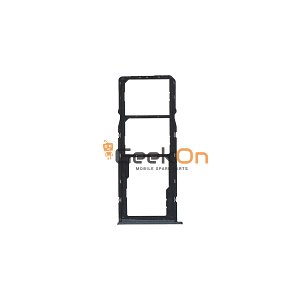 Υποδοχή κάρτας Dual Sim / Dual Sim Tray για Realme C11 Black