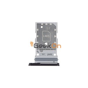 Υποδοχή κάρτας Dual Sim / Dual Sim Tray για Samsung Galaxy S23 S911 / S23 Plus S916 Phantom Black
