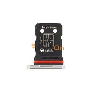 Υποδοχή κάρτας Dual Sim / Dual Sim Tray για OnePlus 12 Silver