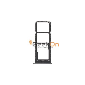 Υποδοχή κάρτας Dual Sim / Dual Sim Tray για Realme C65 Interstellar Black