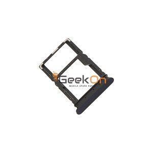 Υποδοχή κάρτας Dual Sim / Dual Sim Tray για Samsung Galaxy A06 5G A066 Black