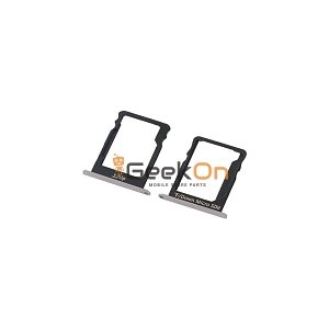 Υποδοχή κάρτας SIM και SD Tray για Huawei P8 Lite Ασημί
